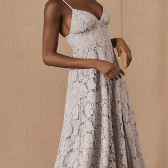 miusol floral lace dress Elegant Sequin Floral Lace 3/4 Sleeve Pleated Hem Chiffon Formal Party –  Miusol